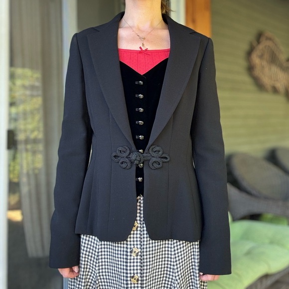 Ralph Lauren Jackets & Blazers - Vintage 90s Ralph Lauren Black Label Wool jacket blazer medium black women’s